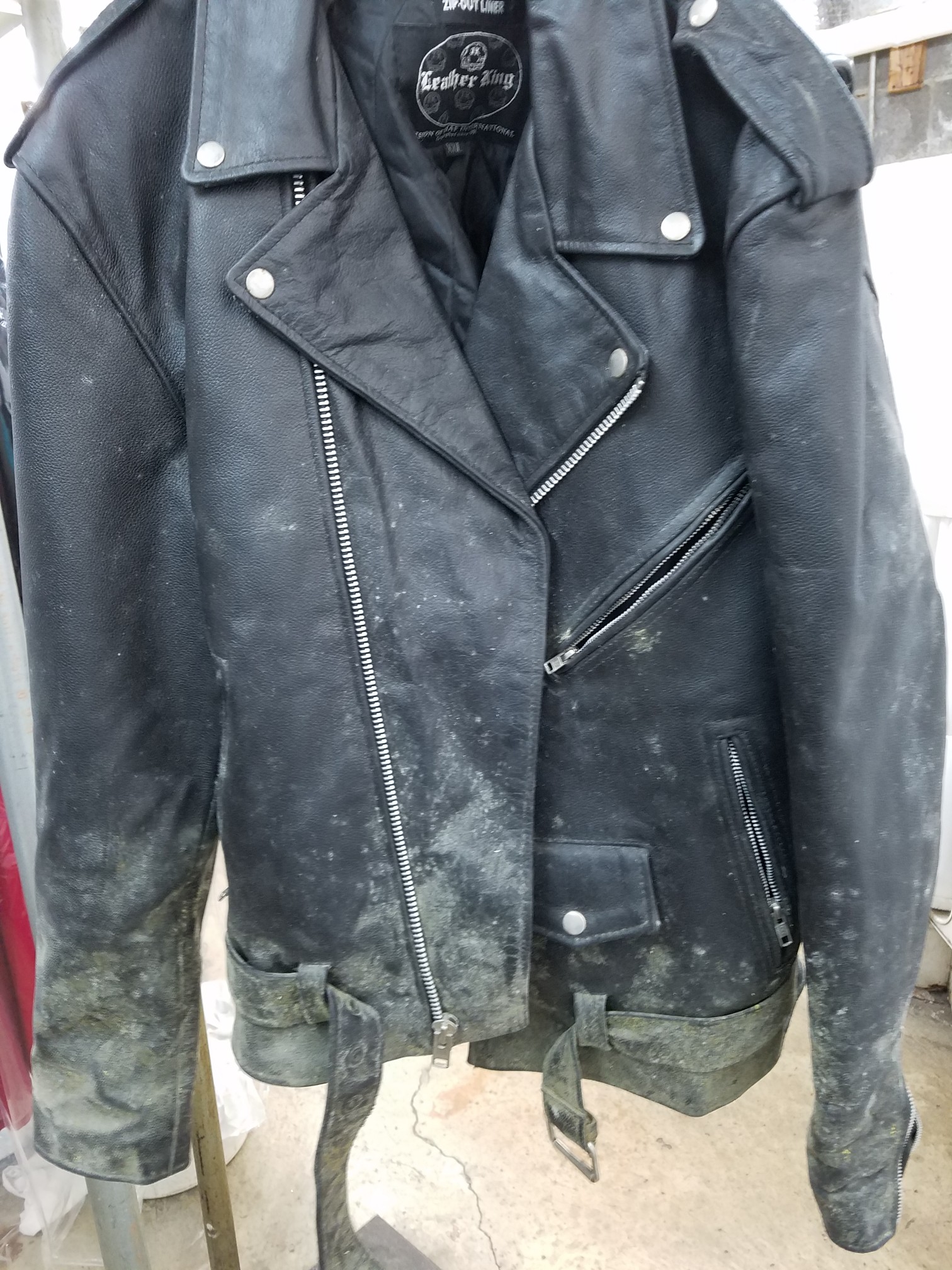 Before Cleaning Jacket